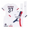 Paris Saint-Germain Milan Skriniar #37 Auswärtstrikot 2024-25 Kurzarm (+ kurze hosen)